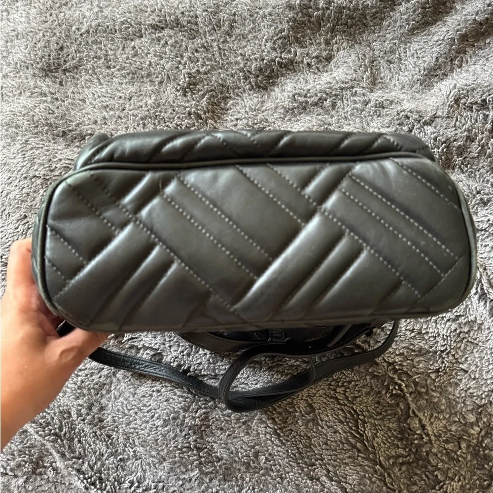 MICHAEL KORS Abbey Black Quilted Backpack